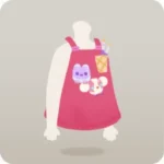 ネイリストのエプロン・レッド