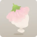 ピンクの花帽子