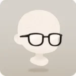プチメガネ・黒