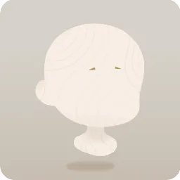小さい困り眉