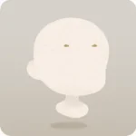 控えめな眉