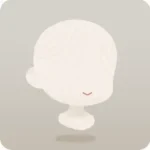おしとやかに微笑む口