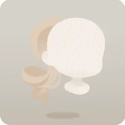 ふわふわに巻いたポニテエクステ