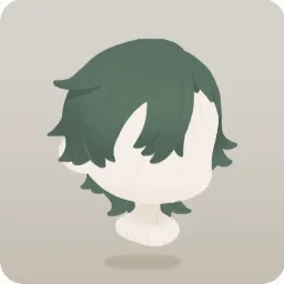 探求する考古学者の髪