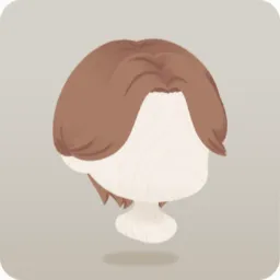 ナチュラルなショートヘア