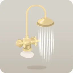 ヴィンテージのシャワーヘッド