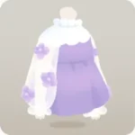 紫陽花色のワンピース