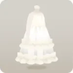 ピュアシルクウェディングドレス