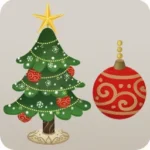 アットホームクリスマスの木