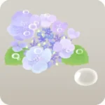 晴れ間の紫陽花の木