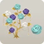 金色の薔薇の木