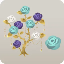 金色の薔薇の木