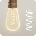 ヴィンテージな電球の木