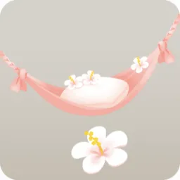 小さなリゾート風ハンモックの木