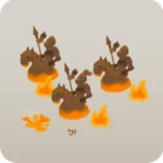 中世の騎士達のミニチュア