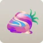 コーティングされたイチゴ