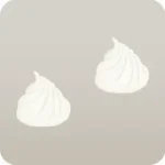 ホイップクリーム・右前