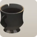 少し欠けたコーヒーカップ