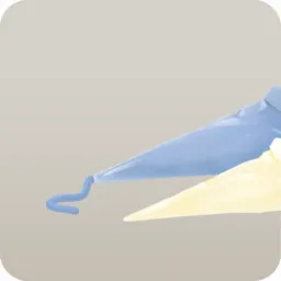2つのアイシングコルネ