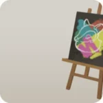 描きかけの絵