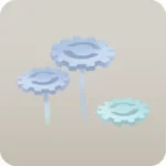 3つのギアの花