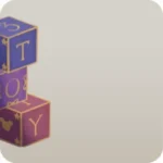 積み重ねたアルファベットブロック