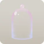 スイーツネイルのガラスドーム