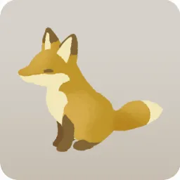 キツネのミニチュア