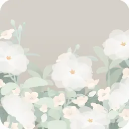 晴れ空の草花