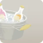 冷えたカラフルドリンク