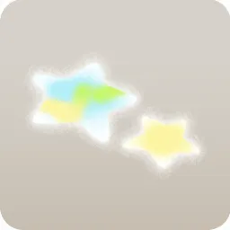 星型の結晶・右