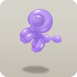 プードルのツイスト風船