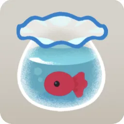 金魚鉢のミニチュア