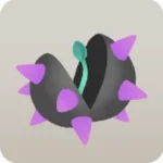 落ちた実から伸びた新芽