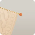 編み途中のニット