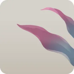 斑入りの温室の植物・赤