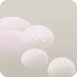 まるい形の雲・手前デコ左