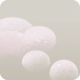 まるい形の雲・手前デコ左