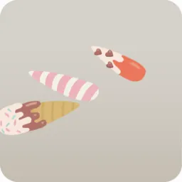 スイーツネイルチップ
