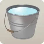 水のたまったバケツ