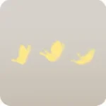 下を飛ぶ蝶の群れ