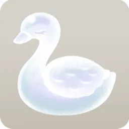 ガラスの白鳥