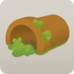 苔むした小さな鉢