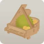 グランドピアノのミニチュア