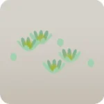 淡い色の小花