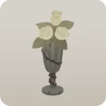 白い薔薇の装花・右