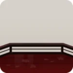 桜を望む肘掛窓