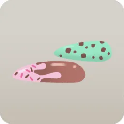 チョコネイルチップ