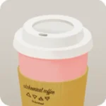 バレンタインコーヒーカップ