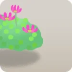 浮遊する茂み・左